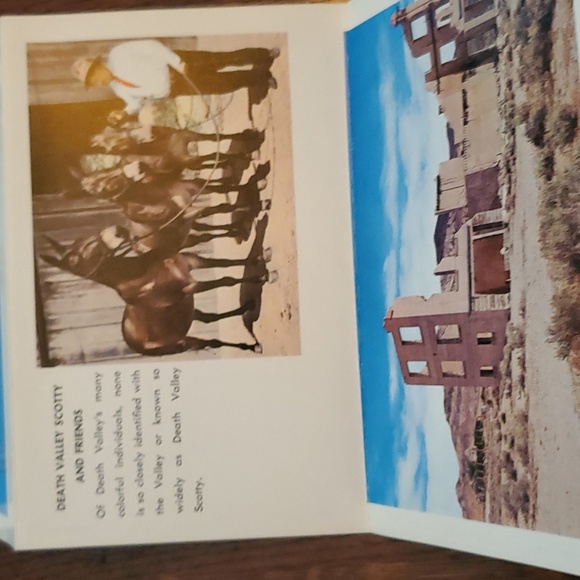Vintage (Unused)Death Valley National Monument -14 Scenic Views Foldout Booklet - Picture 10 of 10